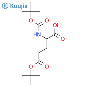 N-Boc-D-glutamic Acid 5-tert-Butyl Ester structure