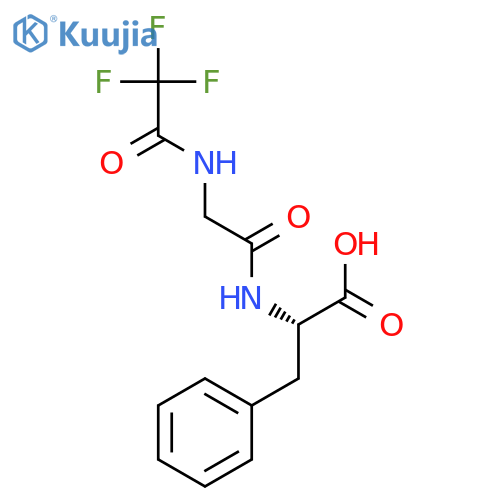L-Phenylalanine, N-[N-(trifluoroacetyl)glycyl]- structure